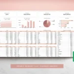 Yearly Budget Spreadsheet Template for Google Sheets – Advanced Layout 2.0